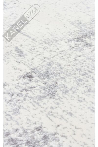 PASSAGE PLZ 01 CREAM GREY Yumuşak Tuşeli Sık Dokuma Modern Halı
