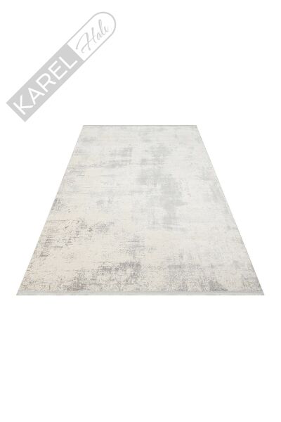 PASSAGE PLZ 01 CREAM GREY Yumuşak Tuşeli Sık Dokuma Modern Halı
