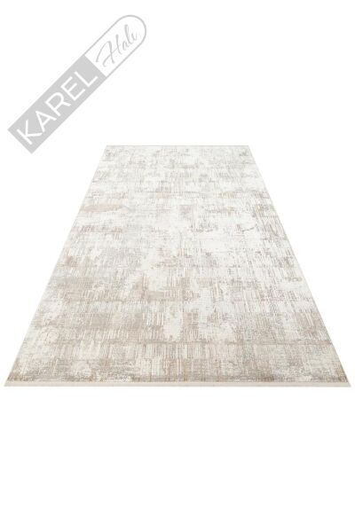 FRESCO FS 36 CREAM BEIGE XW Yüksek Alçak Dokulu Özel Işıltılı Yüksek Kaliteli Sık Dokuma Modern Sal