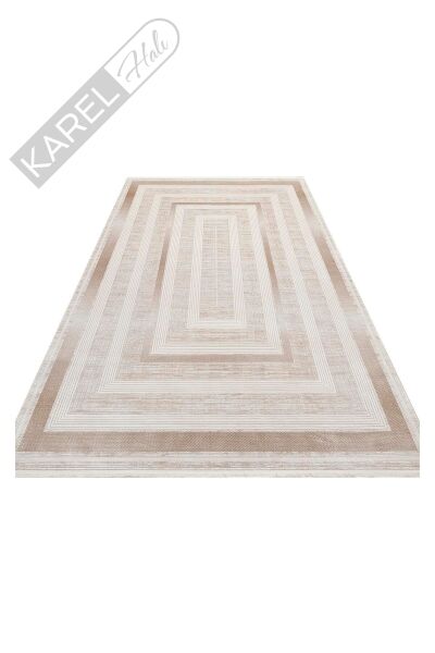 MAHAL MHL 13 CREAM BEIGE Klasik Desenli Yüksek Kalite Sık Dokuma Salon Halısı