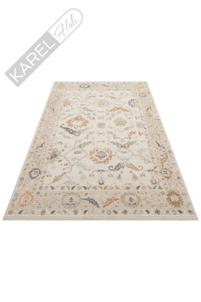SAHARA SHA 05 CREAM BEIGE Hav Toz Vermez Yumuşak Tuşeli Modern Makine Halısı