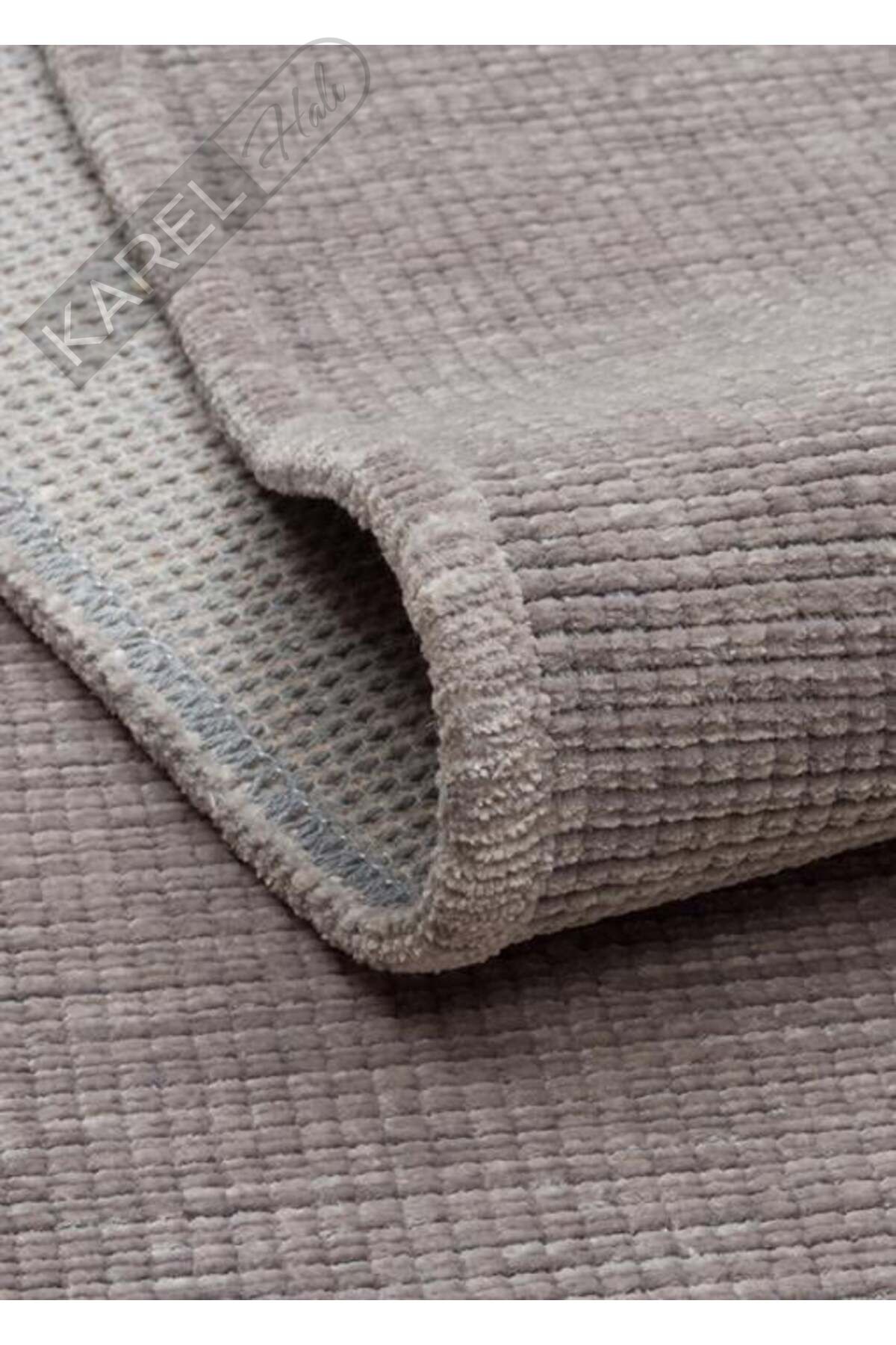 LIZA KILIM LIZ 01 GREY Hav Toz Vermez Kaymaz Tabanlı Yıkanabilir Düz Renk Kilim