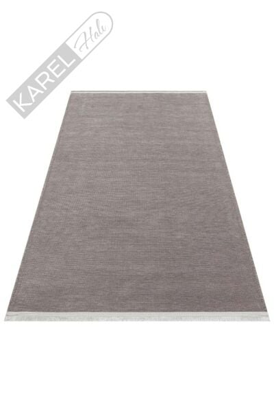 LIZA KILIM LIZ 01 GREY Hav Toz Vermez Kaymaz Tabanlı Yıkanabilir Düz Renk Kilim