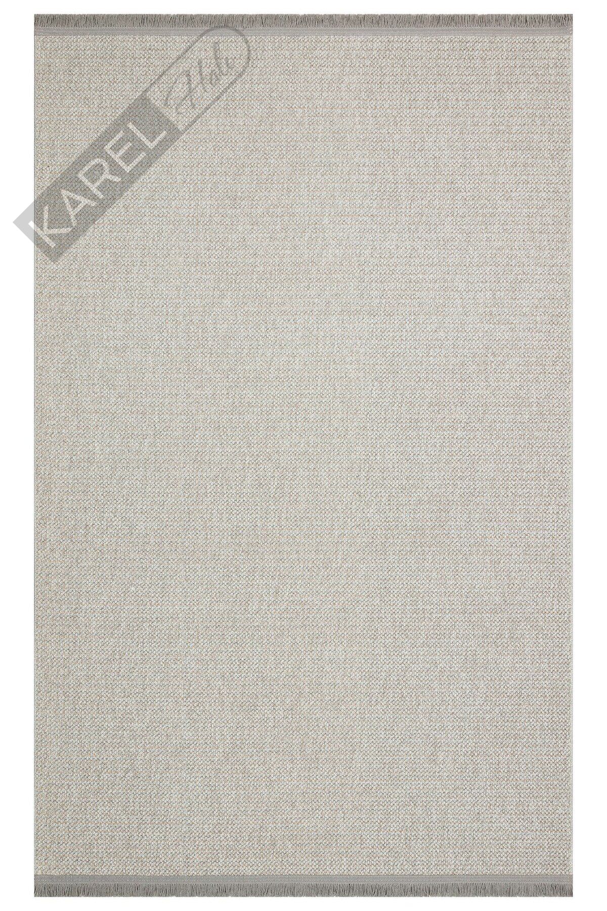 MOTTO MOT PLAIN GREY Yumuşak Tuşeli Örgü Dokuma Modern Makine Halısı