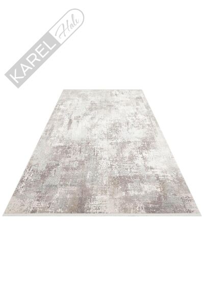 FRESCO FS 35 GREY BEIGE XW Yüksek Alçak Dokulu Özel Işıltılı Yüksek Kaliteli Sık Dokuma Modern Salo