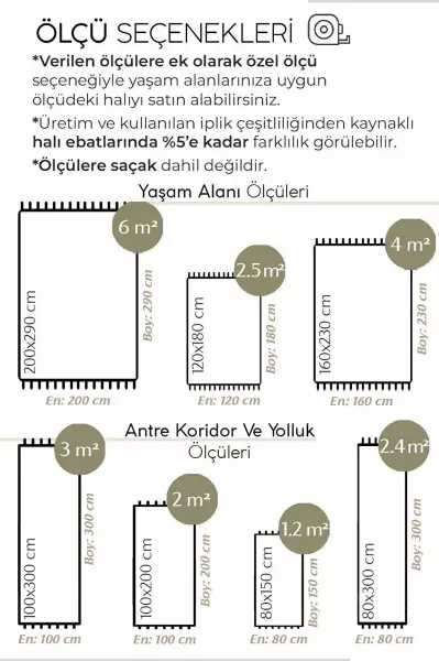 Artemis Halı Pia - 01122B - Krem Gri Akrilik Halı