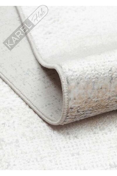 SATEEN ST 21 BEIGE XW Hav Toz Vermez Yıkanabilir Kaymaz İnce Dokuma Modern Halı