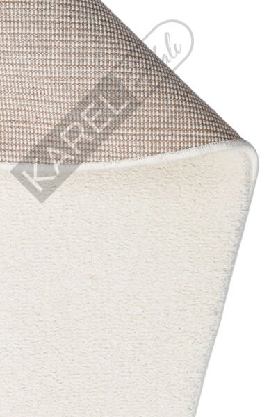 Eko Halı Zen Amorf 02 White Zarif Görüntülü Yumuşak Tuşeli Hav Vermeyen Özel İpliklerle Üretilen Sıkı Dokuma Makine Halısı