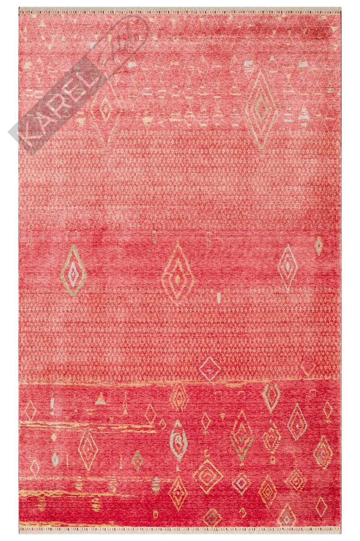 ZARA ZR 15 RED AUTUMN  Otantik Desenli El Emeği İle Özel Tezgahlarda Üretilen Modern Uşak Halısı