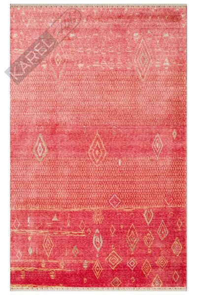 ZARA ZR 15 RED AUTUMN  Otantik Desenli El Emeği İle Özel Tezgahlarda Üretilen Modern Uşak Halısı