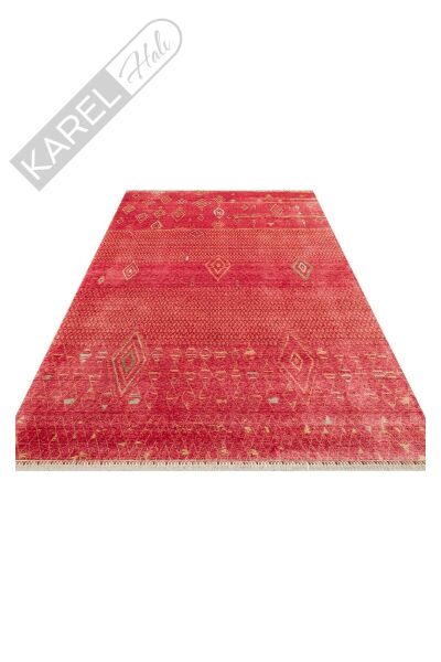 ZARA ZR 15 RED AUTUMN  Otantik Desenli El Emeği İle Özel Tezgahlarda Üretilen Modern Uşak Halısı
