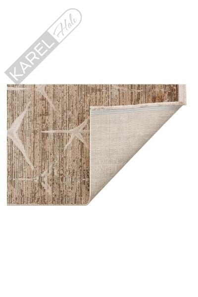 VERONA DYED VRD 06 LATTE BEIGE Overdyed Yumuşak İpeksi Tuşeli Yüksek Alçak Oymalı Modern İnce Makin