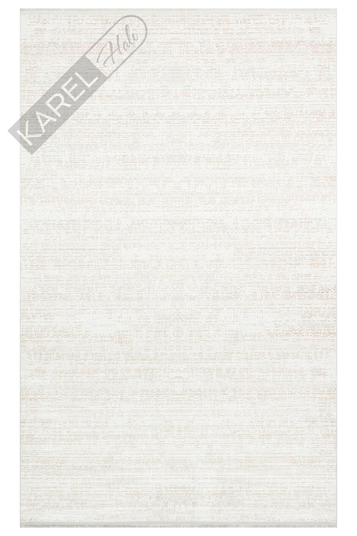 SATEEN ST 101 BEIGE XW Hav Toz Vermez Yıkanabilir Kaymaz İnce Dokuma Modern Halı