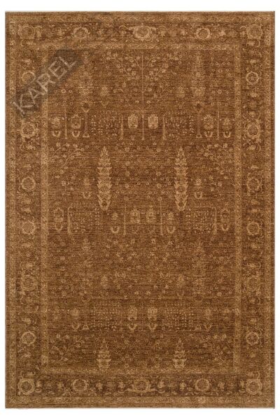 SHIRAZ SHR 03 BEIGE Vintage Eskitme Desenli Modern Yumuşak Dokulu Makine Halısı