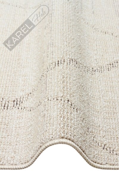SAHARA SHA 03 CREAM GREY Hav Toz Vermez Yumuşak Tuşeli Modern Makine Halısı