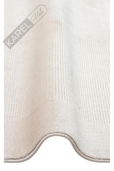 NAPOLI NAP 02 BEIGE Sade Desenli Modern Sık Dokuma Makine Halısı