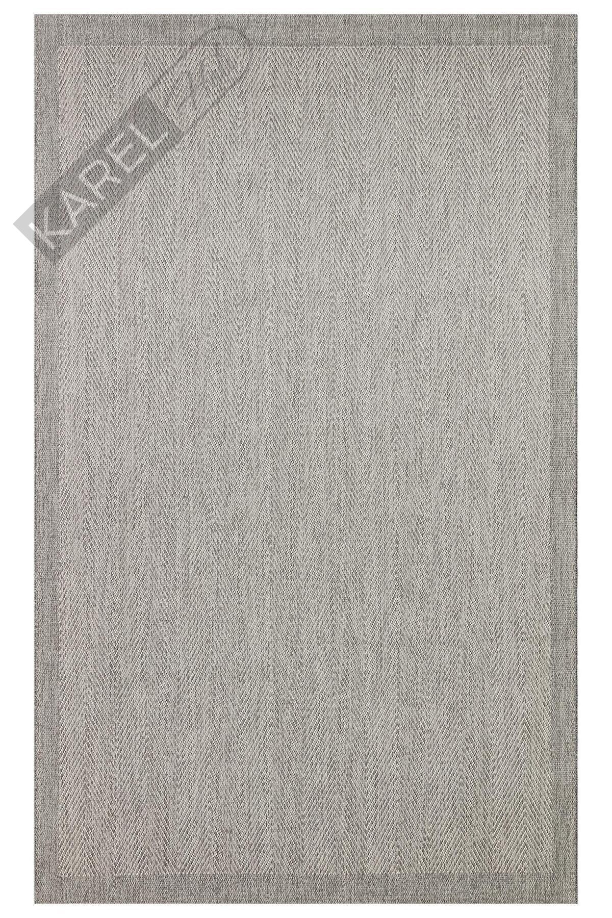 Mono Mno 02 Grey Hav Toz Vermez Kaymaz Tabanlı Şık Kilim