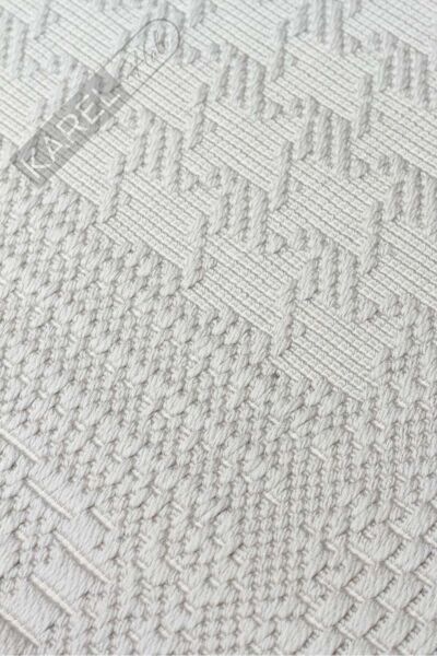 MONO LUX MNO LUX 02 GREY Kaymaz Tabanlı Modern Desenlere Sahip İnce Halı