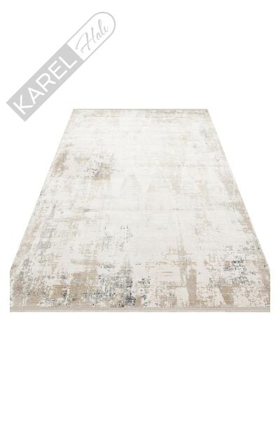 PADONA PDN 07 CREAM BEIGE  Extra Yumuşak Dokulu Sık Dokuma Modern Desenlere Sahip Şık Salon Halısı