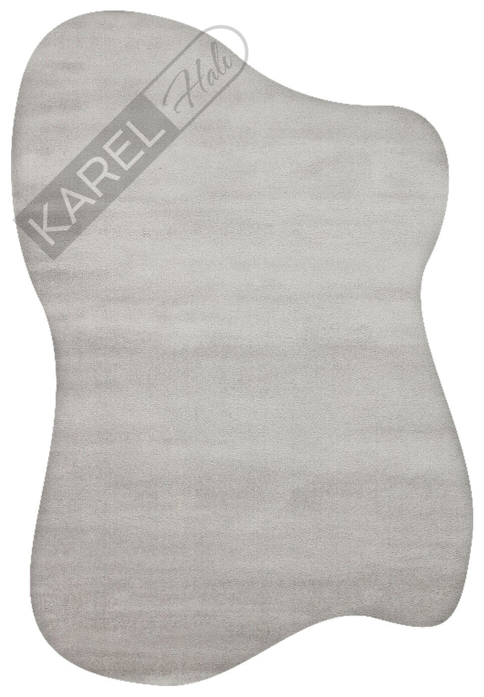 Eko Halı Zen Amorf 01 Gri Zarif Görüntülü Yumuşak Tuşeli Hav Vermeyen Özel İpliklerle Üretilen Sıkı Dokuma Makine Halısı