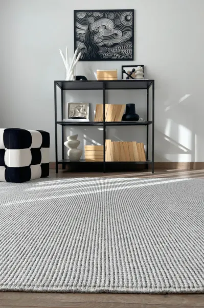 Apex Sura 7411 Gri Akrilik Kilim Halı