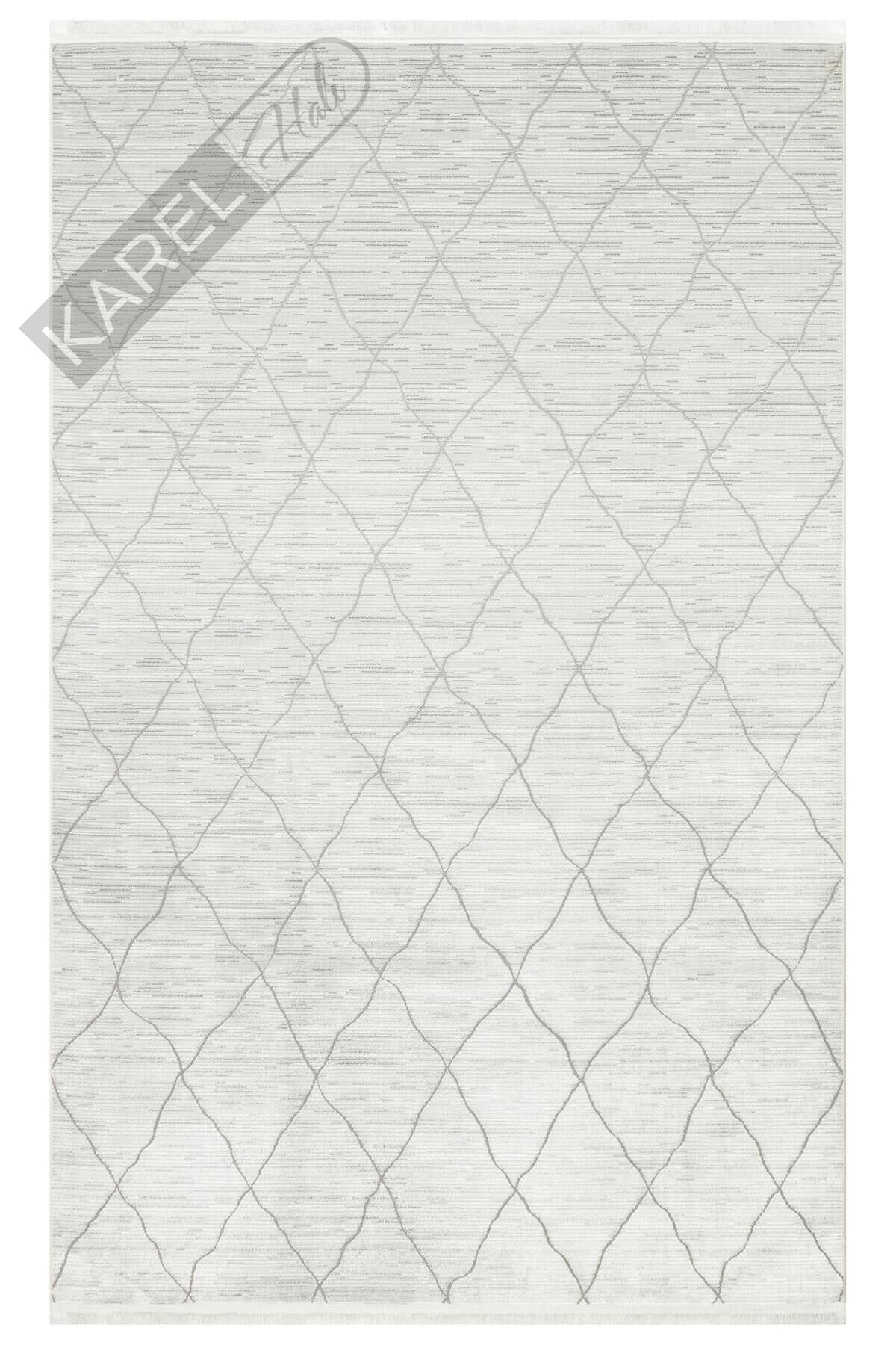 Sateen Lux St 908 Grey Hav Toz Vermez Modern Halı