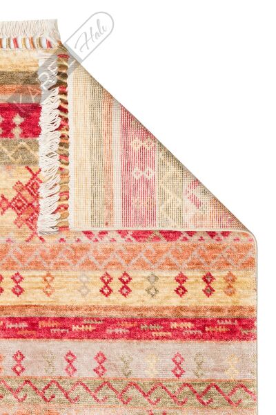 Zara Zr 12 Red Autumn Otantik Desenli El Emeği Ile Özel Tezgahlarda Üretilen Modern Uşak Halısı