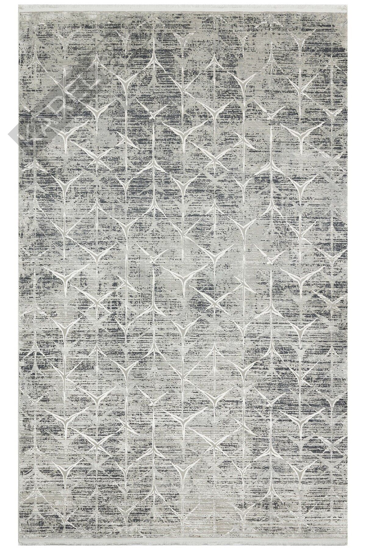VERONA DYED VRD 06 GREY NATURAL Overdyed Yumuşak İpeksi Tuşeli Yüksek Alçak Oymalı Modern İnce Maki