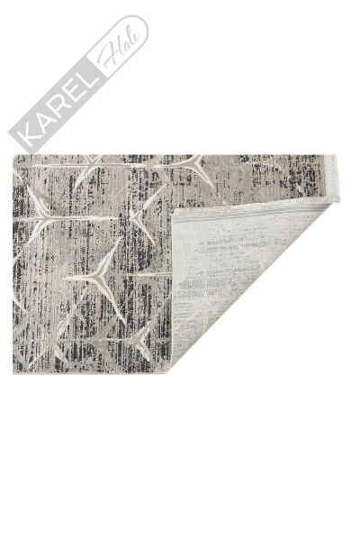 VERONA DYED VRD 06 GREY NATURAL Overdyed Yumuşak İpeksi Tuşeli Yüksek Alçak Oymalı Modern İnce Maki
