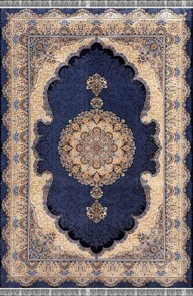 Woolen Halı Ottoman Koleksiyonu 5251 Mavi Premium İpek Halı