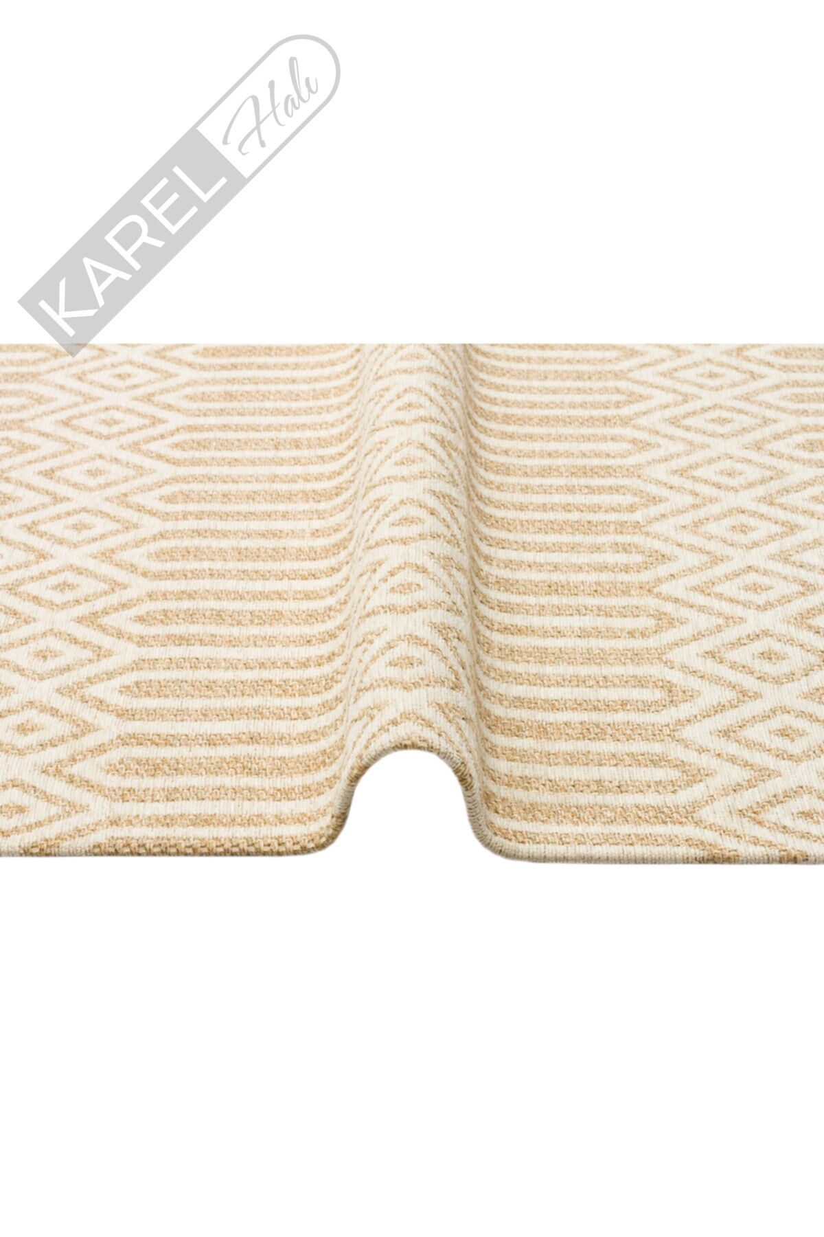 Brooklyn Brk 10 Natural Ivory Hasır Dokulu Renkli Dokuma Modern Kilim