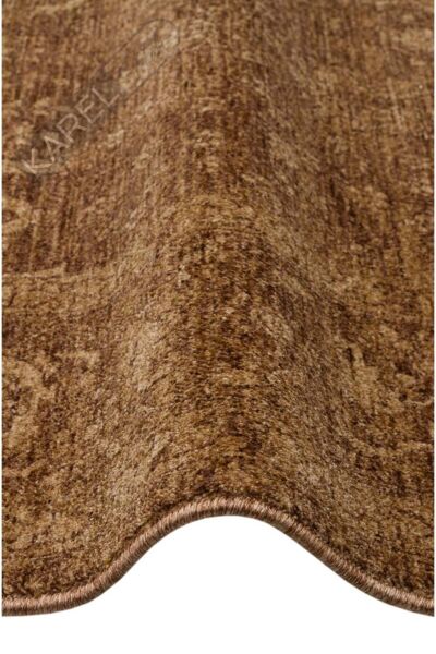 SHIRAZ SHR 03 BEIGE Vintage Eskitme Desenli Modern Yumuşak Dokulu Makine Halısı