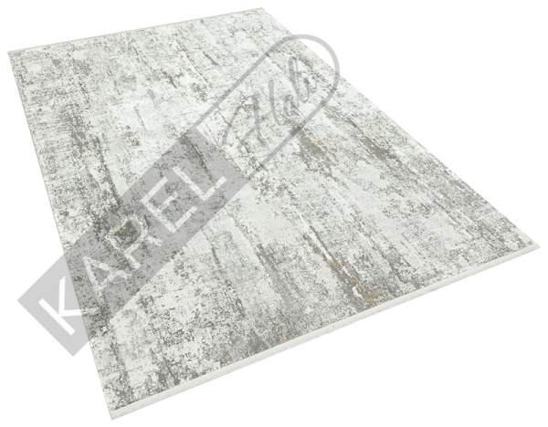 Apex Halı Aura 2811 Gri Premium Viskon İpek Halı