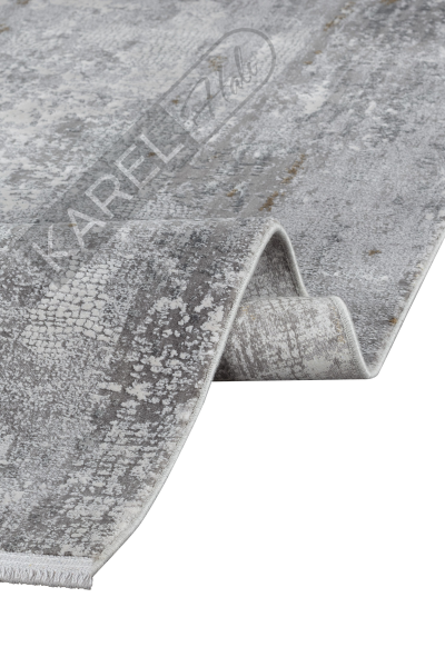 Apex Halı Aura 2811 Gri Premium Viskon İpek Halı