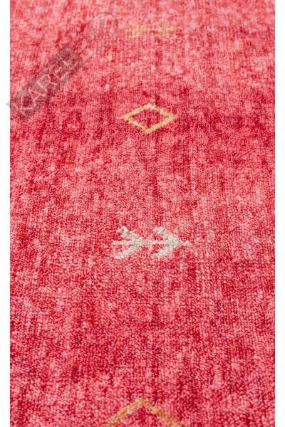 Zara Zr 11 Red Autumn Otantik Desenli Özel Hav Vermeyen Ve Kolay Temizlenebilir Bambu Viskon