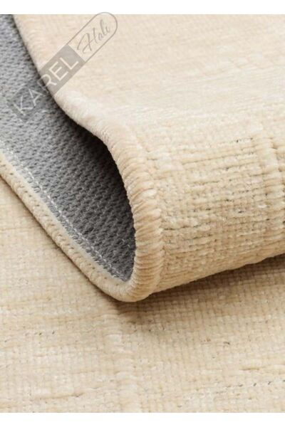 LIZA KILIM LIZ 02 BEIGE Hav Toz Vermez Kaymaz Tabanlı Yıkanabilir Düz Renk Kilim