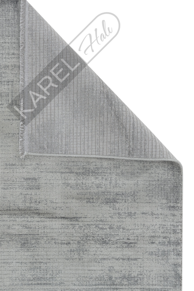 Apex Halı Aura 2815 Gri Premium Viskon İpek Halı