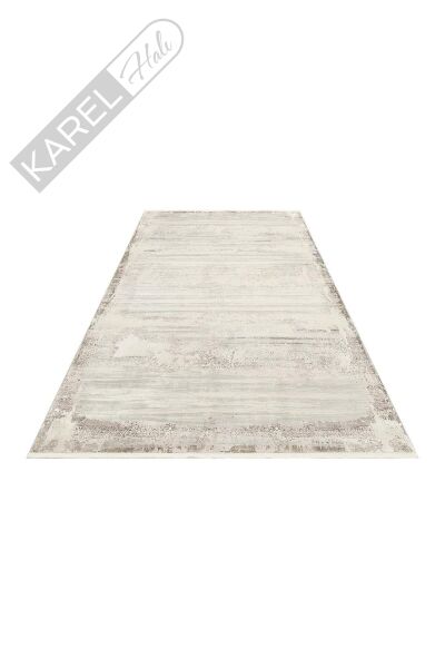 PALMIRA PLM 02 CREAM GREY Yüksek Kaliteli Sık Dokuma Modern Salon Halısı