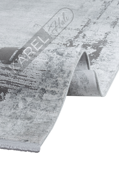 Apex Halı Aura 2821 Gri Premium Viskon İpek Halı