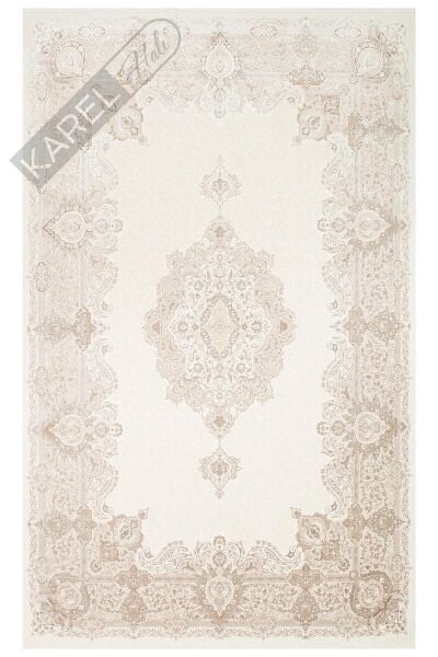 PALMIRA PLM 01 CREAM BEIGE Yüksek Kaliteli Sık Dokuma Modern Salon Halısı