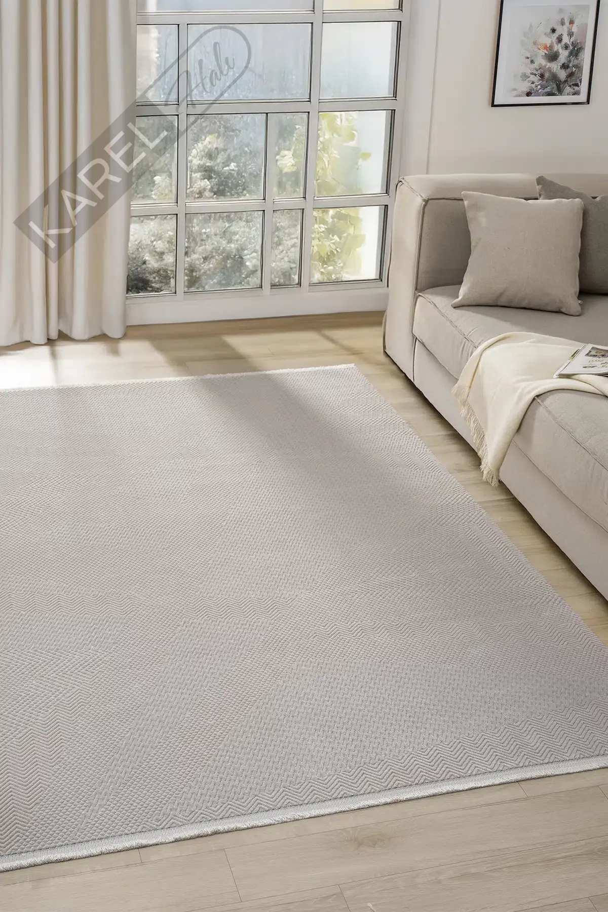 Seyran Halı Lima 0556 Gri Premium Akrilik Halı