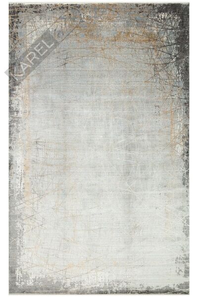 MAHAL MHL 09 GREY GOLD Modern Desenli Yüksek Kalite Sık Dokuma Salon Halısı
