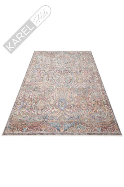 SOFIA SOF 03 MULTY Renkli El Dokuma Uşak Halı Desenlerine Sahip Makine Halısı
