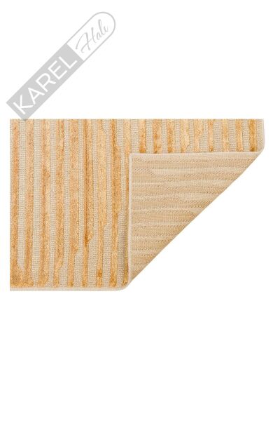 ZENITH DYED ZNT 02 ANTIK GOLD DYED  Yüksek Alçak Dokulu Naturel Yün ve Viskon Modern Dokuma Halı