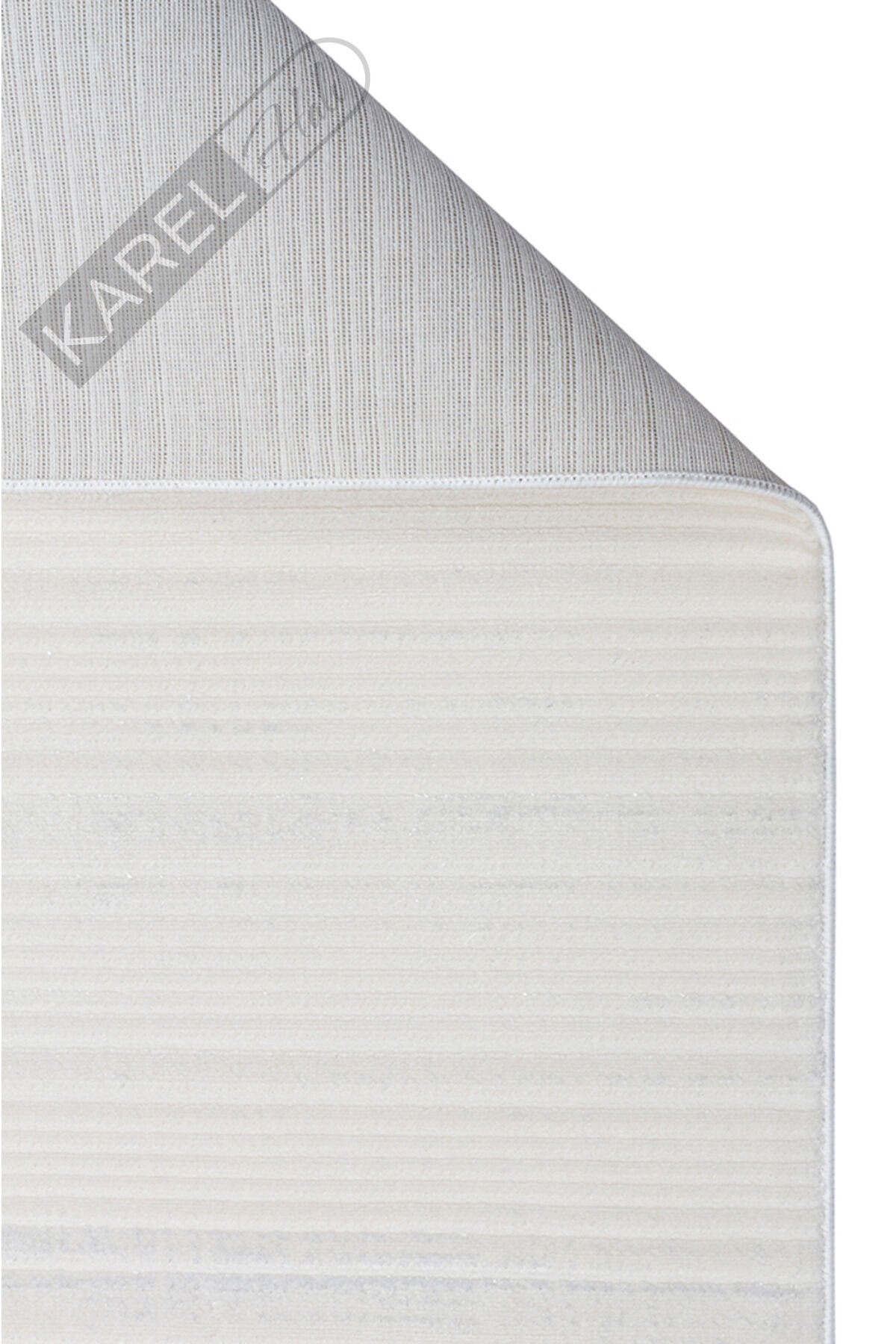 NORA NOR 03 WHITE Hav Toz Vermez Yıkanabilir Kaymaz İnce Dokuma Modern Halı