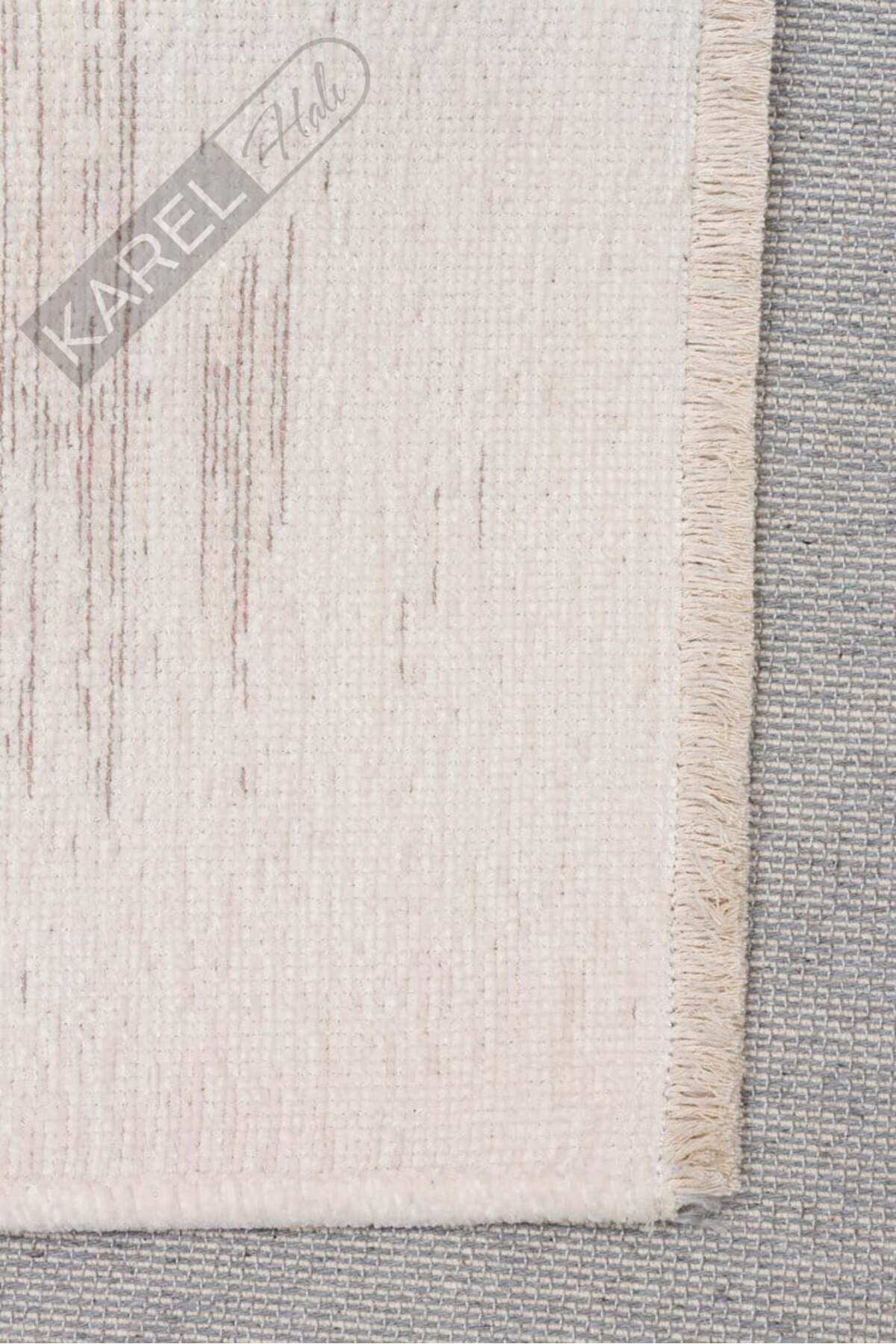 LIZA KILIM XW LIZ 04 WHITE XW Hav Toz Vermez Kaymaz Tabanlı Yıkanabilir Düz Renk Kilim