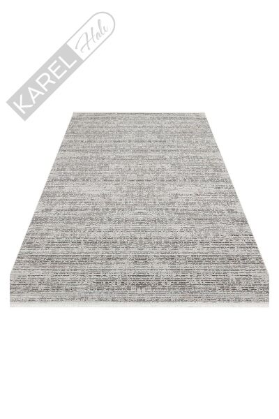SATEEN ST 101 D.GREY XW Hav Toz Vermez Yıkanabilir Kaymaz İnce Dokuma Modern Halı