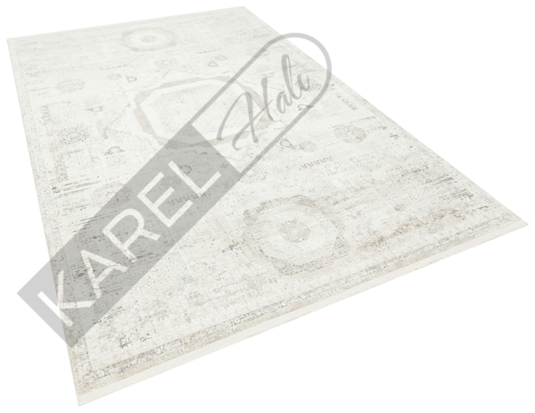 Apex Halı Aura 2841 Gri Premium Viskon İpek Halı