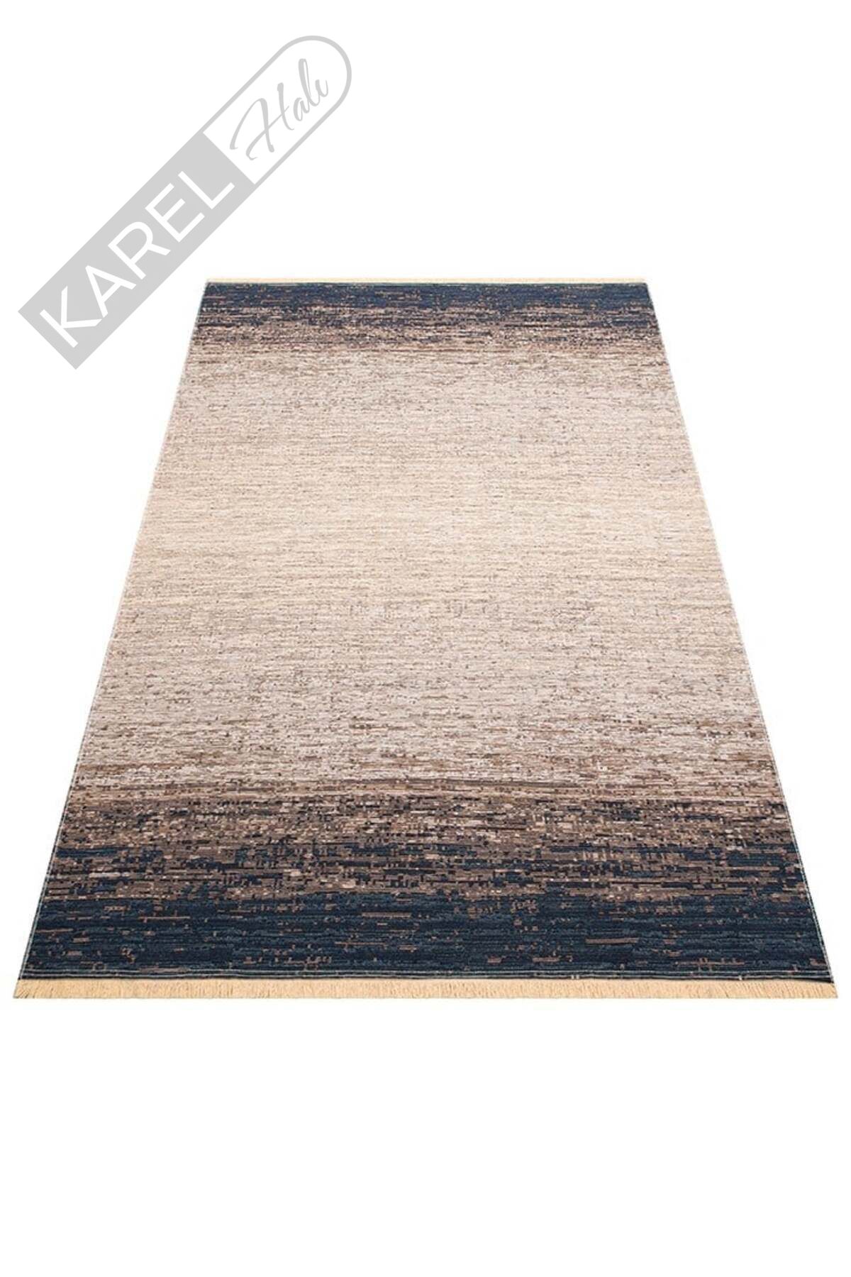 KUTNU KILIM KTN 01 MARINE BEIGE Modern Ombre Renk Geçişli Yıkanabilir Çift Taraflı Kilim