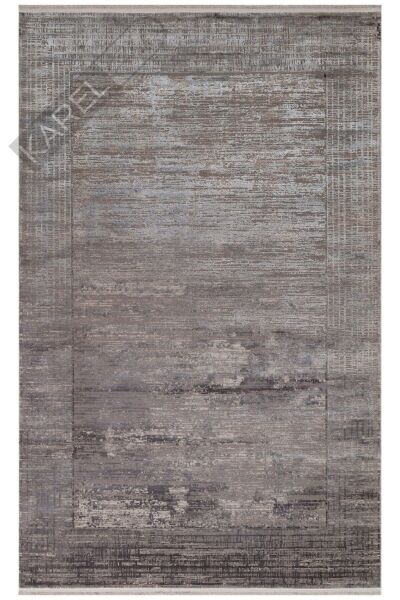 FRESCO FSD 02 D.GREY  Overdyed Yüksek Alçak Dokulu Işıltılı Kaliteli Sık Dokuma Modern Salon Halısı